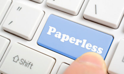 Paperless Button